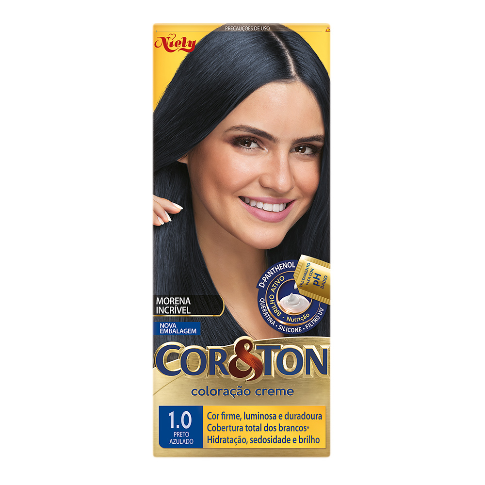 TINTA CORTON 1.0 PRETO AZULADO