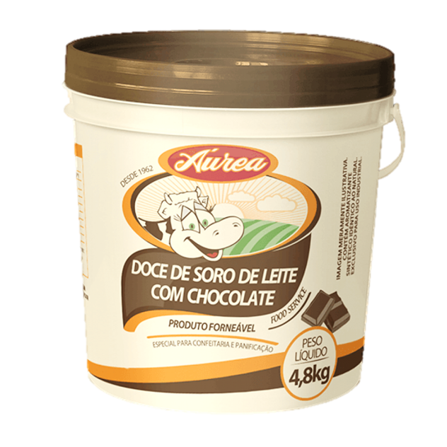 DOCE SORO DE LEITE AUREA CHOC 4,8KG