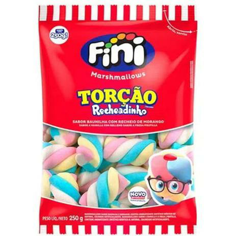 MARSHMALLOW RECH TORCAO MOR/VERM 250G