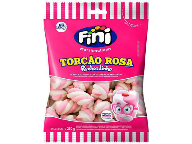 MARSHMALLOW RECH TORCAO MOR/ROSA 250G