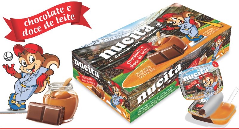 NUCITA CHOCOLATE E DOCE DE LEITE 480G