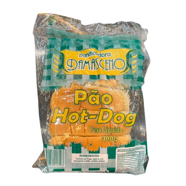 PAO HOT DOG DAMACENO 400G