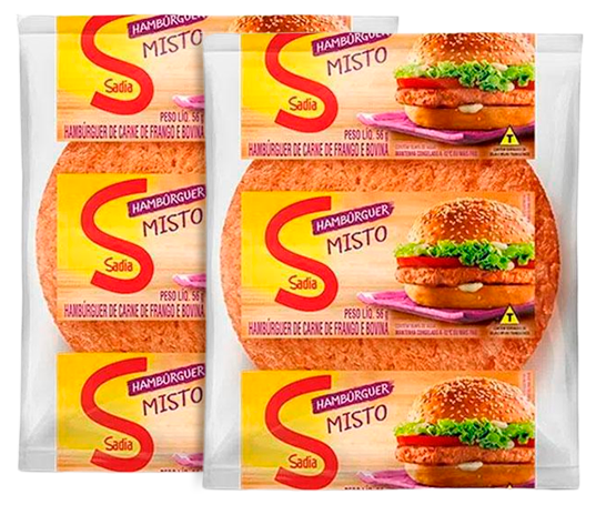 HAMBURGUER SADIA AVE/BOVINO 56G