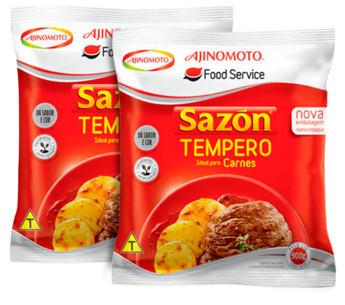 SAZON 900G PROF.VERMELHO/CARNE