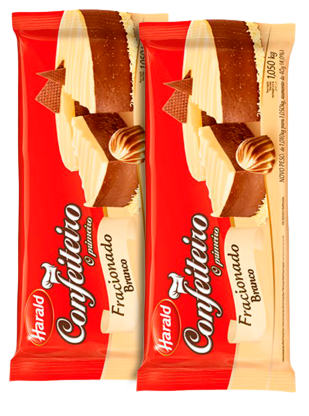 CHOC BARRA CONF.BRANCO 1,01KG
