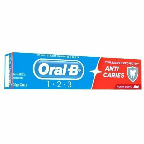 CR DENT ORAL-B 123 MENTA 70G