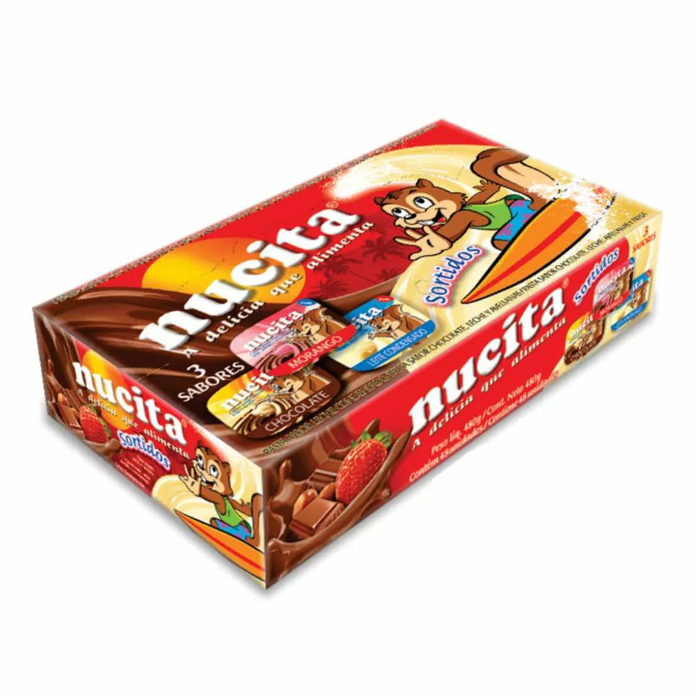NUCITA SORTIDOS 3 SABORES 480G